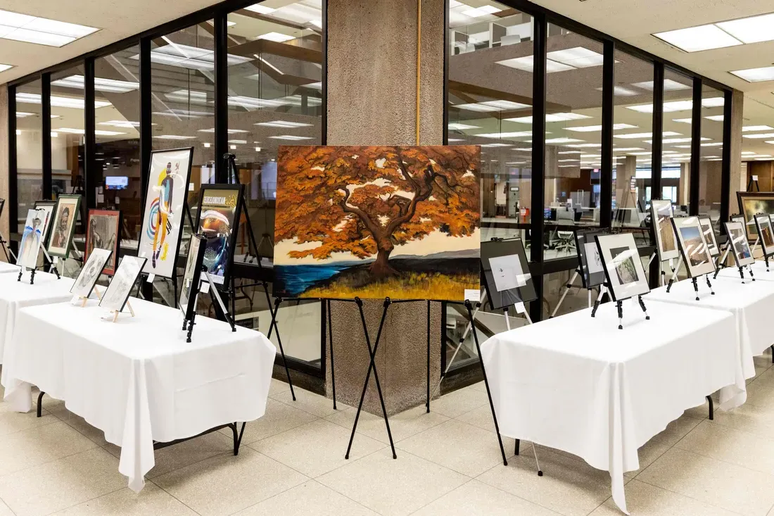 On My Own Time exhibit at Bird Library.